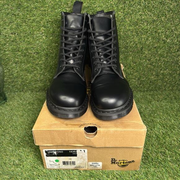 Unisex Boots Dr. Martens 1460 Mono Boots Size 12 main image 8